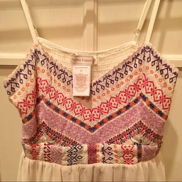 Embroidered Flying Tomato Boho Dress - Picture 1 of 3